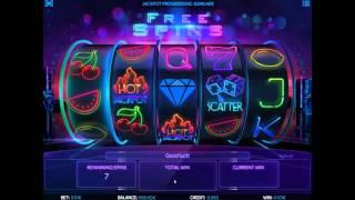 Neon Reels slot by iSoftBet - Gameplay