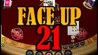 Face Up 21 Table Game Video at Slots of Vegas
