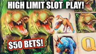 $50 BETS ON BIG REX ⋆ Slots ⋆ MAD AS A DINOSAUR ⋆ Slots ⋆ LIVE HIGH LIMIT SLOT PLAY ⋆ Slots ⋆ BIG WI