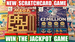 New Game...WIN THE JACKPOT..Scratchcard game NEW MILLIONAIRE CASHWORD. and more