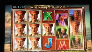 West Journey Treasure Hunt Slot Machine Bonus Free Spins Super Stack by iGT
