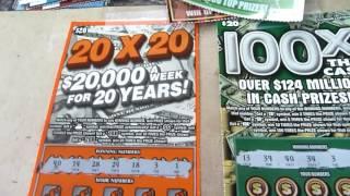 Scratching Every Scratch Off Lottery Ticket from my local store | $20 Tickets