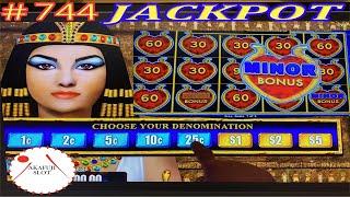 Dollar Storm EGYPTIAN JEWELS Slot 25c Slot/ Handpay Jackpot/ MINOR Bonus Big Win @San Manuel 赤富士スロット