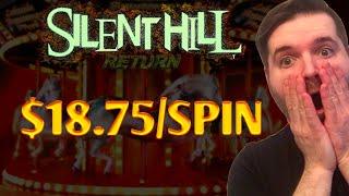 I GOT A BONUS On Silent Hill Slot Machine On A MAX BET Of $18.75