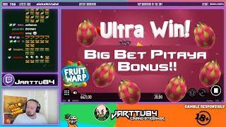 Big Bet Pitaya Bonus!! Super Big Win From Fruit Warp!!