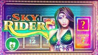 Sky Rider 95% payback slot machine, bonus