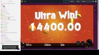 Thunderkick - Fruit Warp - Kiwano Big Win! 288X