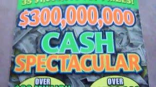 $10 Cash Spectacular Instant Lottery Ticket Video
