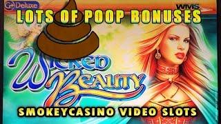 Wicked Beauty Slot Machine - 6 min POOP Bonuses by WMS
