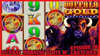 ⋆ Slots ⋆Buffalo Gold Revolution HIGH LIMIT $15 BONUS  ⋆ Slots ⋆SUNDAY MORNING SLOTS WITH GRETCHEN E