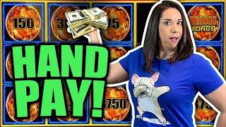 HANDPAY JACKPOT !! STARTED WITH $100 AND LANDED THE BIG ONES !