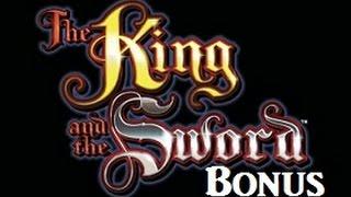 G+ Deluxe WMS The King and the SwordSlot Machine Free Spin Bonus