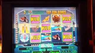 *TOP GUN* Slot Machine Bonus Wins! (Part 1)