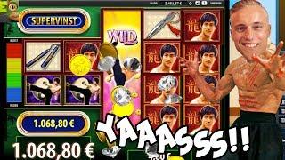 BIG WIN!!!! Bruce Lee - Casino Games - Bonus Round (Casino Slots)