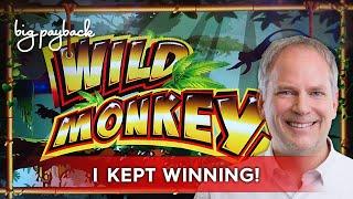 Wild Monkeys Slot - BIG WIN SESSION, LOVED IT!