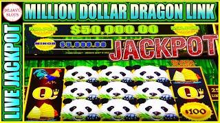 OMG WE TURNED $500 INTO A JACKPOT ON MILLION DOLLAR DRAGON LINK SLOT MACHINE