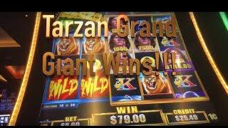 TARZAN GRAND SLOT - GIANT BONUS WINS!!