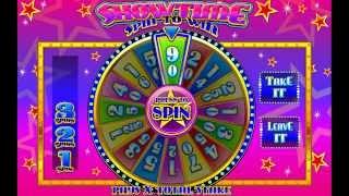 Mazooma Showtime Spin To Win Feature Fruit Machine Video Slot