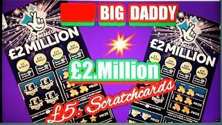 AMAZING.EXCITING  SCRATCHCARDS .£2 MILLION £5 CARDS..BEE LUCKY..WINTER WONDERLINES..£20,00 MONTH