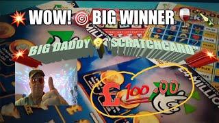 •Wow!•.Winner.•️BLUE•£10 BIG DADDY•Scratchcard.•MILLIONAIRE 7's•CASH WORD•LUCKY LINES•