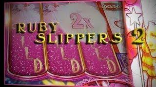 RUBY SLIPPERS 2 Slot Machine ~ GLINDA BUBBLES WIN