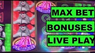 LIVE PLAY on Showgirls Slot Machine with Bonuses