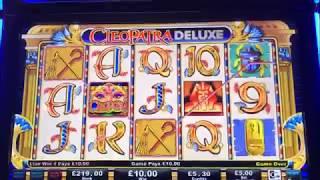 Random collection of slot bonuses and live play mostly at £5 a spin