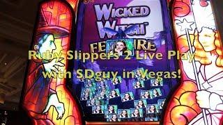 Ruby Slippers 2 Slot Machine- Live Play With SDguy