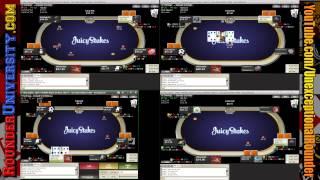 Cash Texas Holdem 50NL - Live Stream - 6 Max Online Cash Game Poker Strategy- pt 2