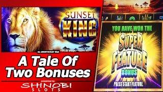 Sunset King Slot - Tale of Two Bonuses, Super Feature and Normal Free Spins