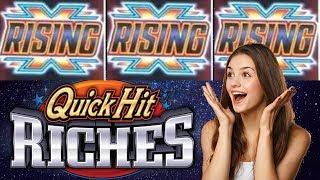 Quick Hit Riches * MAX BET * BIG WIN *  How High Can I Go??