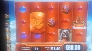 KRONOS Slot Nice Bonus & almost 100 spin retrigger