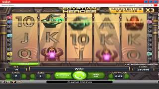 Egyptian Heroes Video Slots At Redbet Casino
