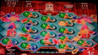 Fairy Blossom Slot Machine Bonus - Mirror Reels Feature - 10 Free Games Win