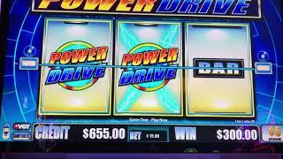 VGT Slots "Power Drive"  New Game Lot Of Play  Choctaw Gaming Casino, Durant, OK