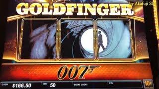 Akafuji Slot NEW Slot 007 GOLDFINGER Slot Machine Bet$5, San Manuel Casino