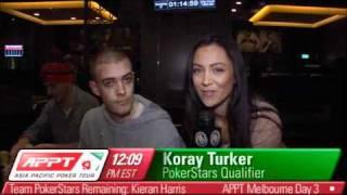 APPT Melbourne 2011: Day 3 Intro with Koray Turker - PokerStars.com