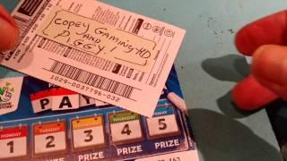 BIG DADDY Scratchcard..in The John Denver Game..JEWEL MILLIONAIRE..LUCKY LINES..Fast 50
