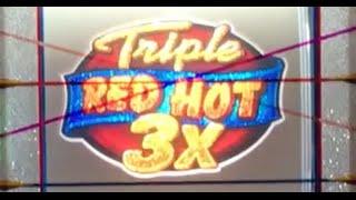 Triple Red Hot 777•LIVE PLAY• Slot Machine in Las Vegas