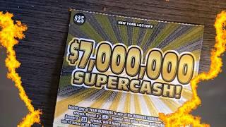 New York Lotter $7,000,000 Super Cash Lottery Ticket .. match found