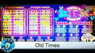 Wheel of Fortune 3X 4X 5X Slot Machine Wheel Bonus