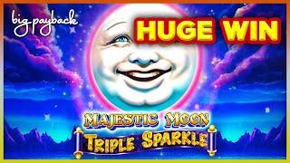 Majestic Moon Triple Sparkle Slot - HUGE WIN BONUS!