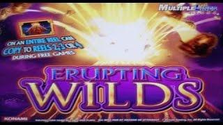 Konami Erupting Wilds - NICE BONUS WIN/Free Games