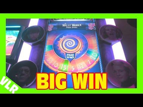 WILLY WONKA - MAX BET BIG WIN - Slot Machine Bonus