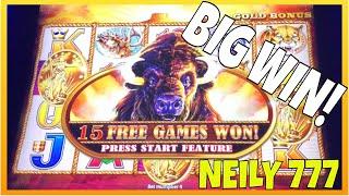 I got one of my BIGGEST WINS on BUFFALO GOLD and the guy sitting next to me was pissed!