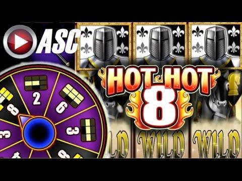 HOT HOT 8 - BLACK KNIGHT | WMS - Slot Machine Bonus