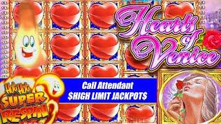 HEARTS OF VENICE ⋆ Slots ⋆ HIGH LIMIT $60 BETS WITH MASSIVE JACKPOT WINS