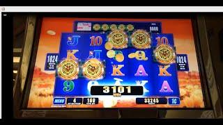 Red Eagle - WMS Slot Machine Bonus Win