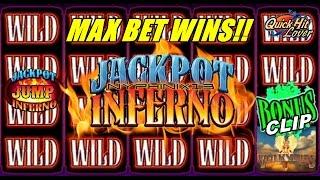 Everi | Jackpot Inferno Slot Bonus •MAX BET WINS•