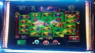 BIG WIN - Konami China Shores Slot Machine Bonus